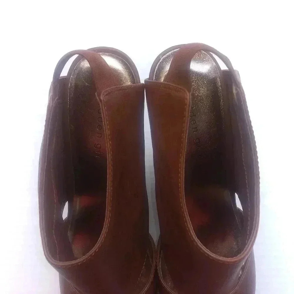 Madden Girl Women's Brown High Wedge Heel Shoes - Picture 9 of 13